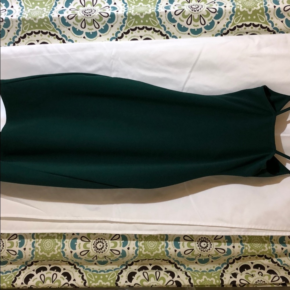 Dark green dress
